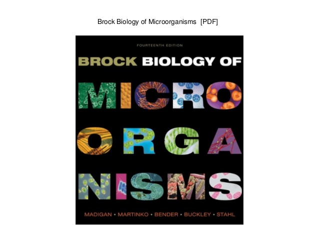 Brock microbiology 15th edition pdf
